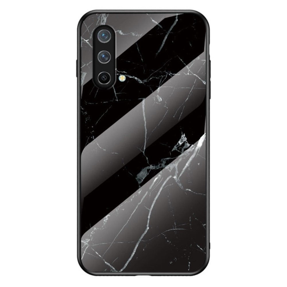 OnePlus Nord CE 5G Glass suojakuori, musta marmori