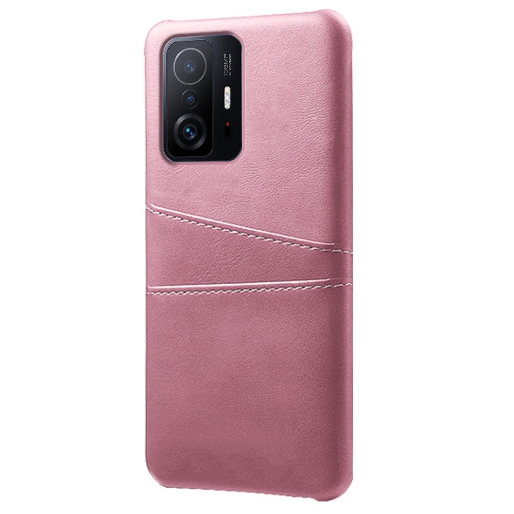 Xiaomi 11T / 11T Pro suojakuori korttipaikoilla, pinkki