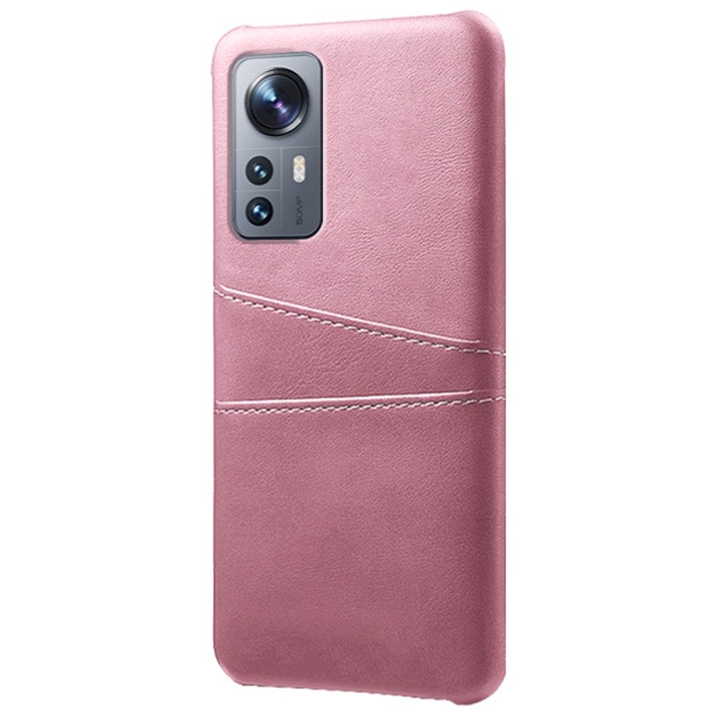Xiaomi 12 Pro 5G suojakuori korttipaikoilla, pinkki