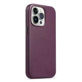 iPhone 15 Pro keinonahkainen MagSafe suojakuori, violetti