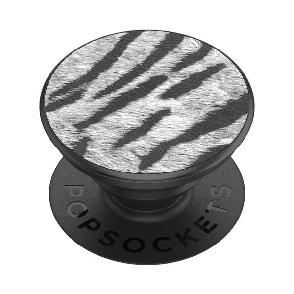 PopSockets PopGrip, Vegan Leather Zebra