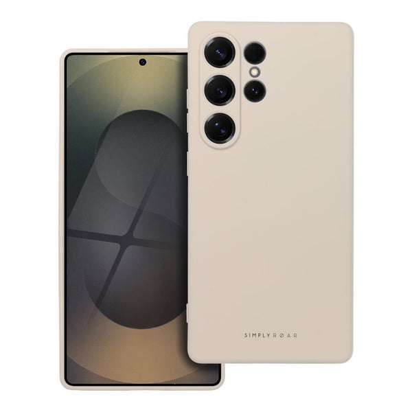 Samsung Galaxy S25 Ultra 5G Roar silikonikuori, beige