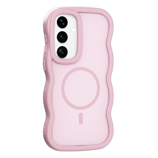 Samsung Galaxy A26 MagSafe Hybrid suojakuori, vaaleanpunainen