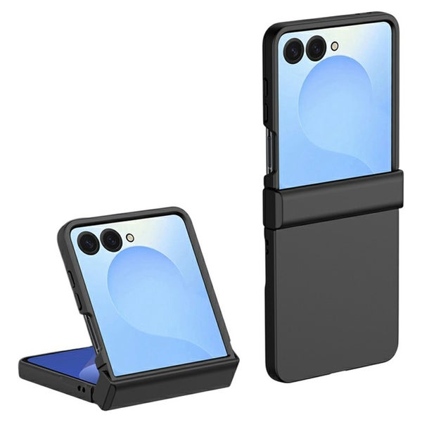 Samsung Galaxy Z Flip7 suojakuori saranasuojalla, musta