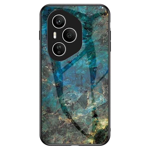 Honor 400 Pro 5G Glass suojakuori, sininen marmori