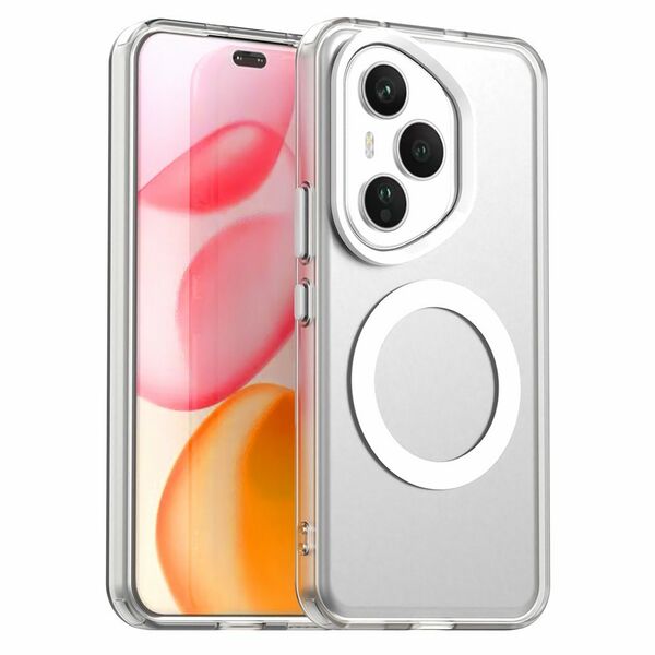 Honor 400 Pro 5G MagSafe hybrid suojakuori, valkoinen