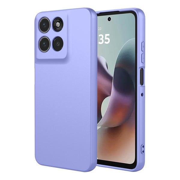 Motorola Moto G56 Premium silikonikuori, violetti