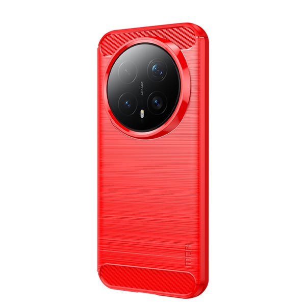 Honor Magic8 Pro 5G harjattu hiilikuituvioinen suojakuori, punainen