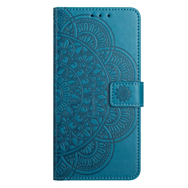 Google Pixel 10a 5G Mandala lompakkokotelo, sininen