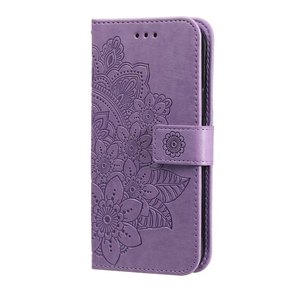 OnePlus 15R 5G Mandala lompakkokotelo, violetti