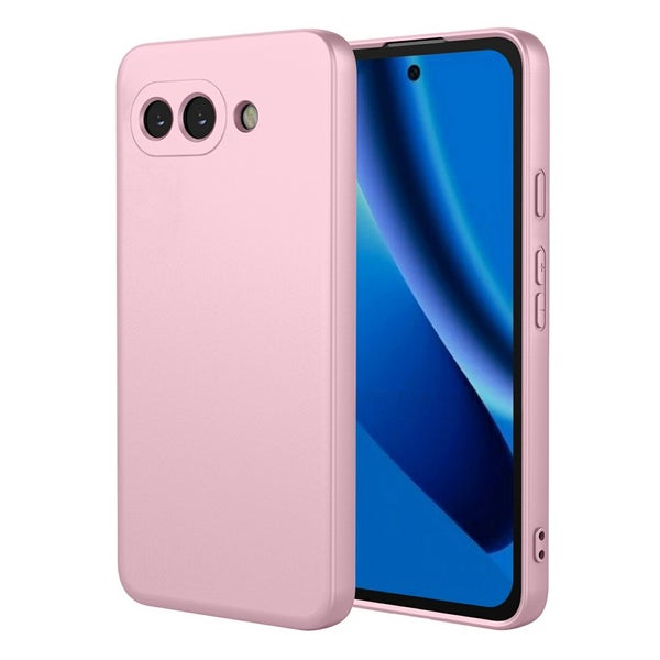 Google Pixel 10a silikonikuori, vaaleanpunainen