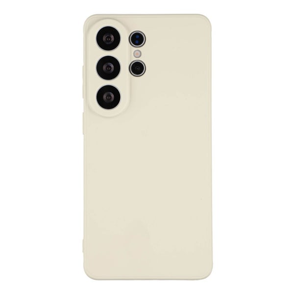 Samsung Galaxy S26 Ultra 5G silikonikuori, luonnonvalkoinen