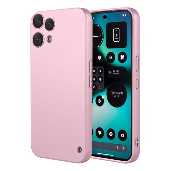 Nothing Phone (3a) Lite 5G silikonikuori, vaaleanpunainen