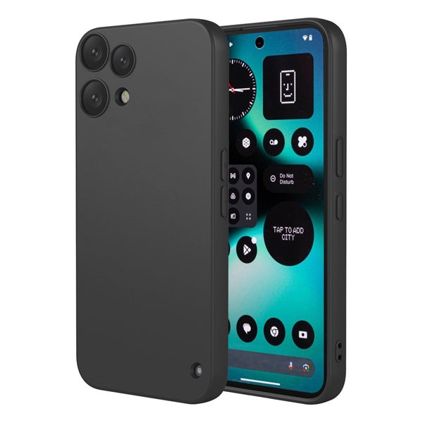 Nothing Phone (3a) Lite 5G silikonikuori, musta