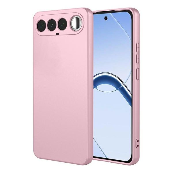 Realme 16 5G silikonikuori, vaaleanpunainen