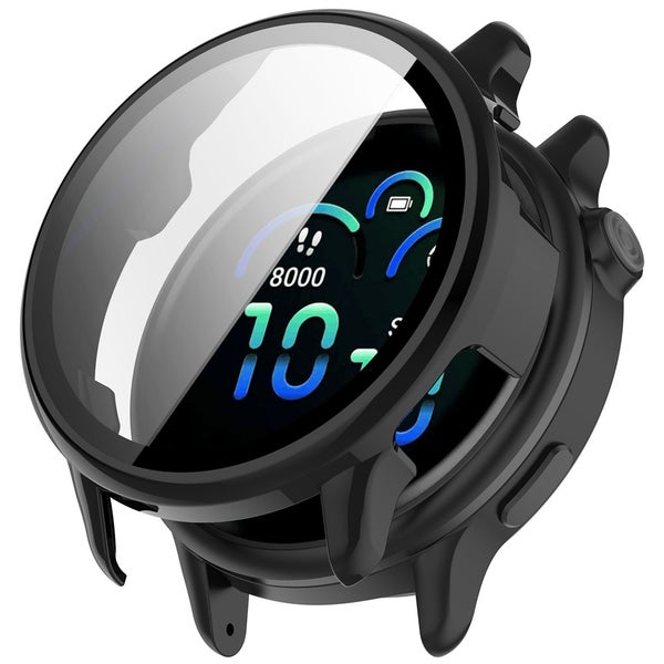 Garmin Vivoactive 6 panssarilasi kehyksell&auml;, musta