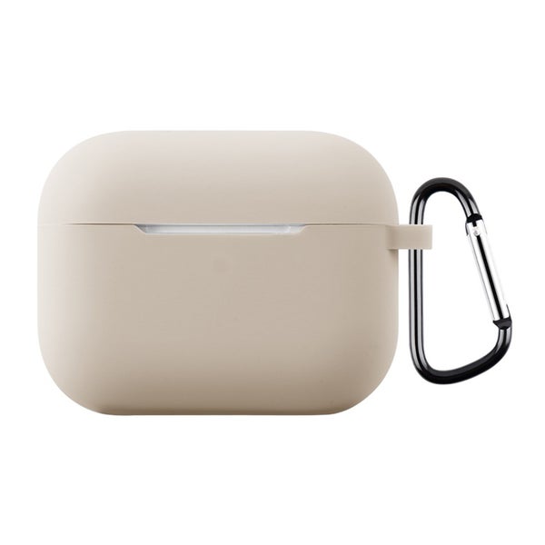 AirPods Pro 3 silikoninen suojakuori, beige