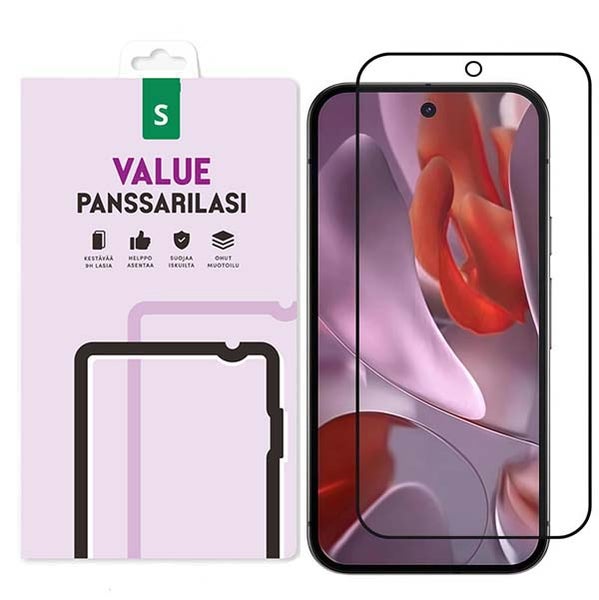 Google Pixel 9a 5G Value koko n&auml;yt&ouml;n panssarilasi