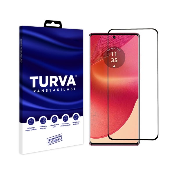 Motorola Moto G85/Edge 50 Fusion 5G Turva panssarilasi&reg; koko n&auml;yt&ouml;lle