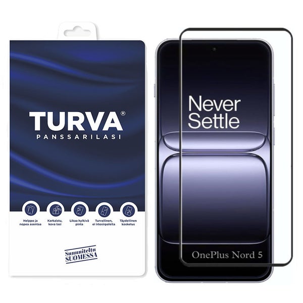 OnePlus Nord 5 5G Turva panssarilasi&reg; koko n&auml;yt&ouml;lle
