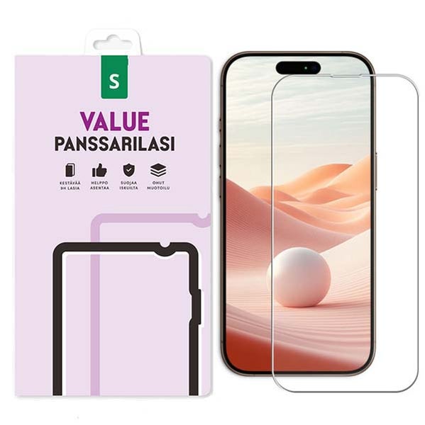 iPhone 17 Pro Max Value panssarilasi, kirkas