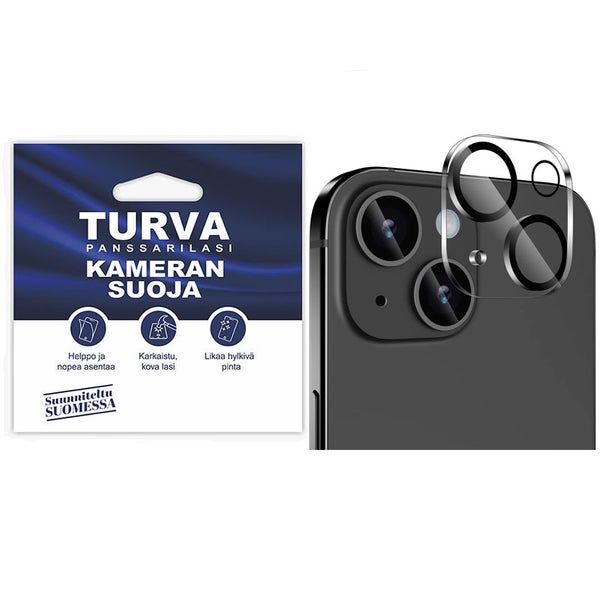 iPhone 15 / 15 Plus / 14 / 14 Plus Turva panssarilasi&reg; kameralle