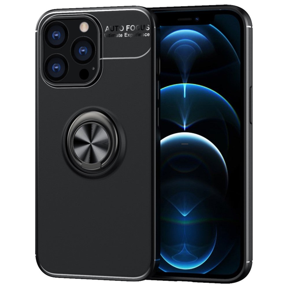 iPhone 14 Pro Max kuoret pidikkeellä, musta