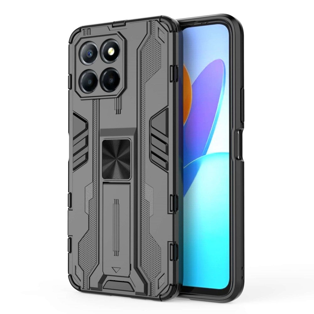 Honor 70 Lite 5G / X8 5G / X6 panssari suojakuori, musta