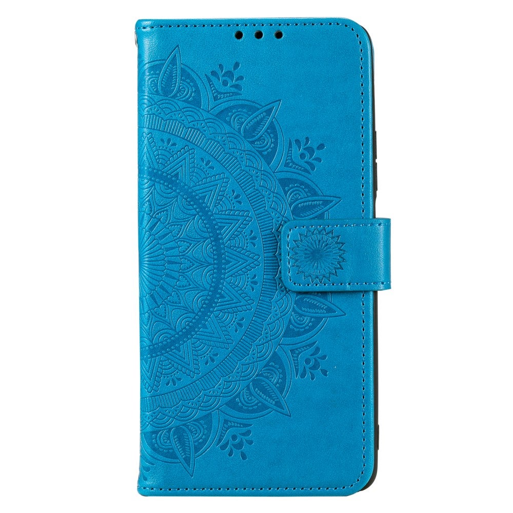 Motorola Moto G53 5G Mandala lompakkokotelo, sininen