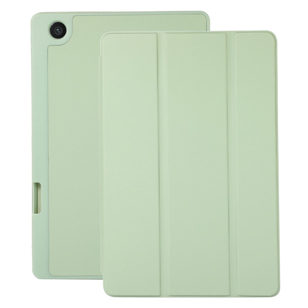 Lenovo Tab M10 Plus (3rd Gen) suojakotelo kynäpaikalla, vihreä