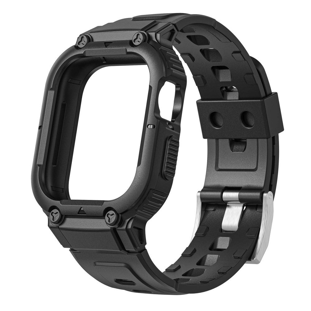 Apple Watch 38/40/41 mm ranneke ja kotelo, musta