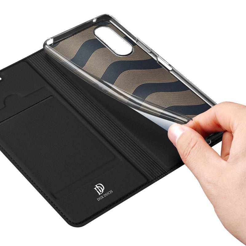 Sony Xperia 10 II Dux Ducis suojakotelo, musta