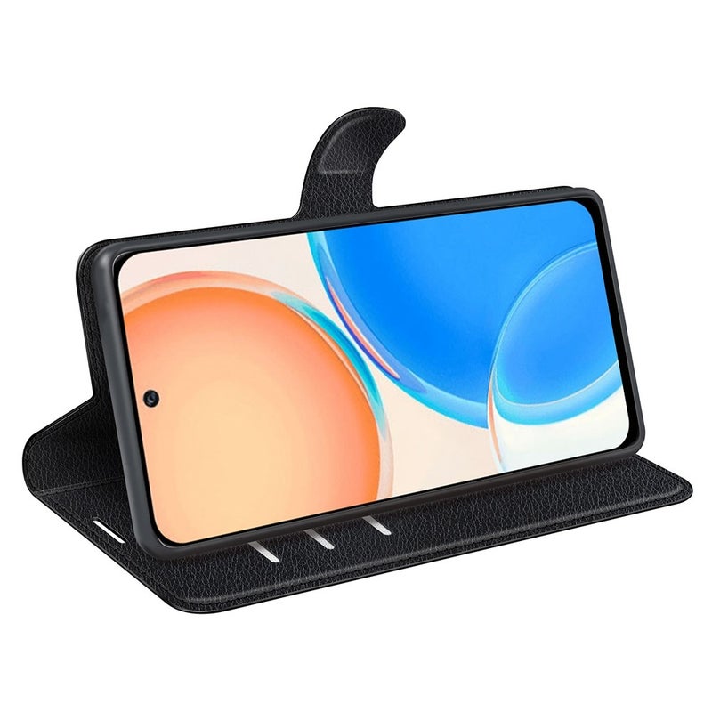 Honor X8 4G lompakkokotelo, musta