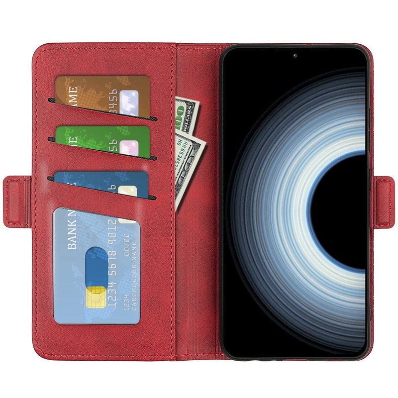 Xiaomi 12T 5G lompakkokotelo, punainen