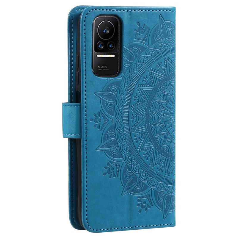 Xiaomi 13 Lite 5G Mandala lompakkokotelo, sininen