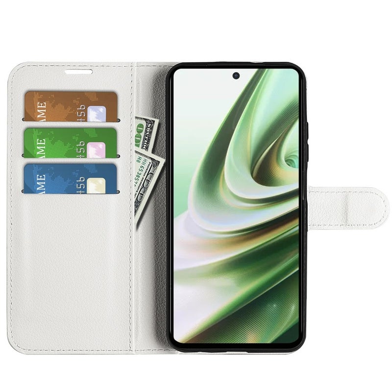 OnePlus Nord CE 3 Lite 5G lompakkokotelo, valkoinen