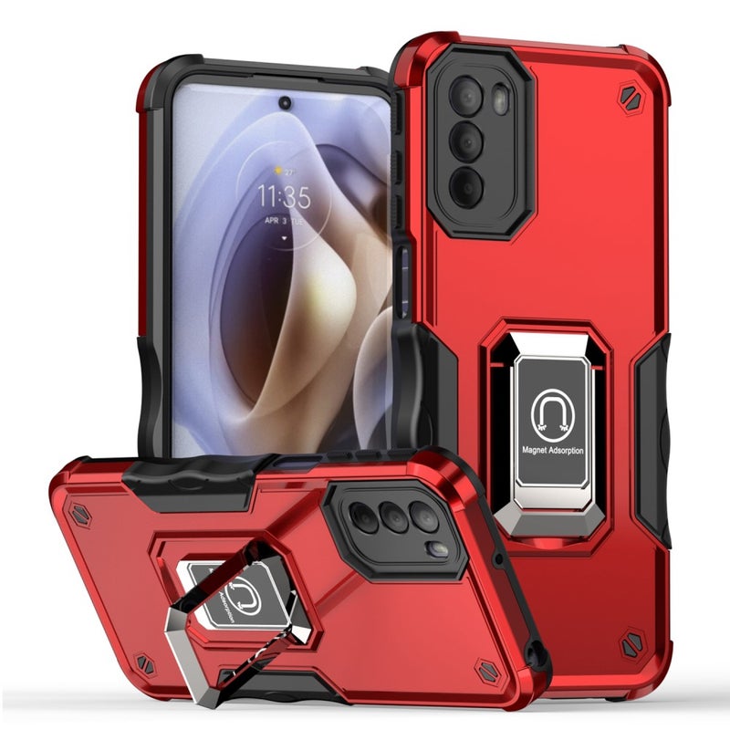 Motorola Moto G31 / G41 panssari suojakuori, punainen