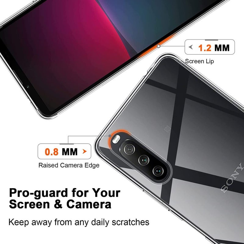 Sony Xperia 10 V 5G silikonikuori, l&auml;pin&auml;kyv&auml;