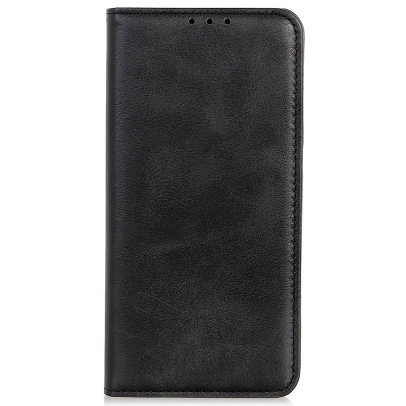 Motorola Edge 40 Neo 5G nahkainen suojakotelo, musta