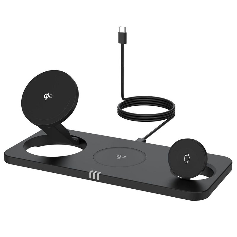 Forcell MagSafe 3in1 Qi2 langaton laturi