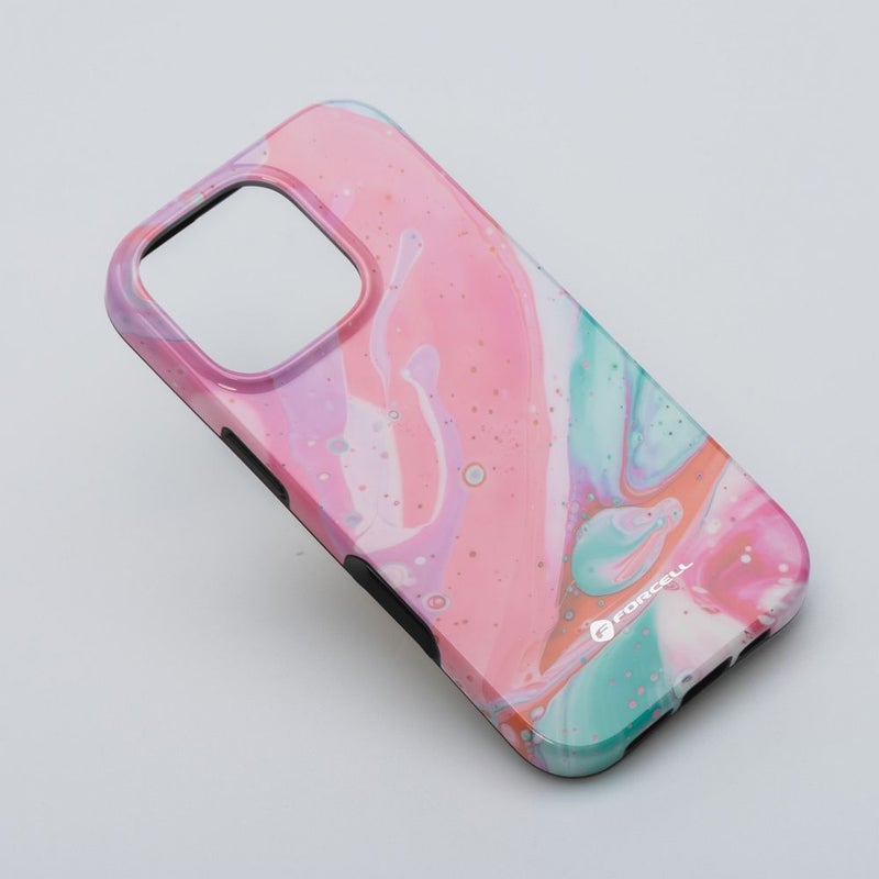 iPhone 16 Pro Mirage MagSafe suojakuori, pinkki marmori