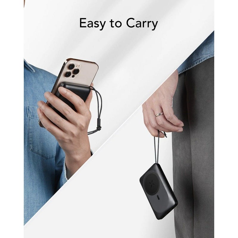 Veger MagSafe 10.000 mAh varavirtal&auml;hde, musta