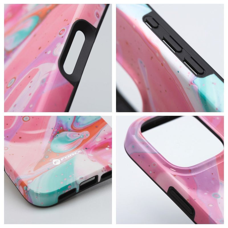 iPhone 16 Pro Mirage MagSafe suojakuori, pinkki marmori