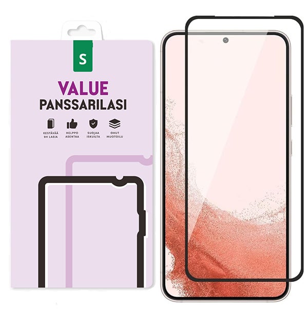 Samsung Galaxy S24+ / S25+ Value koko n&auml;yt&ouml;n panssarilasi