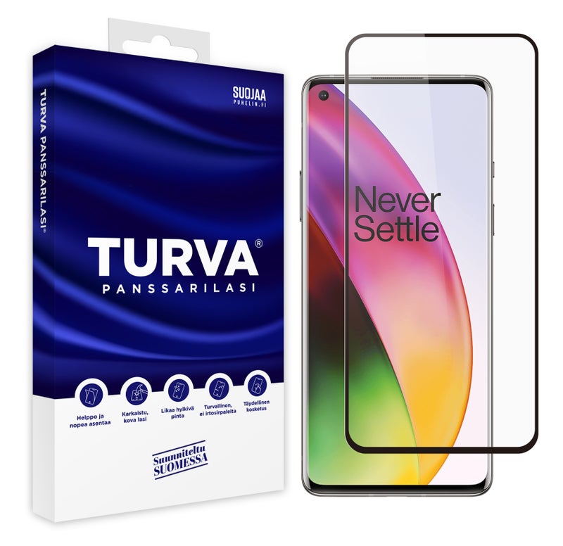 OnePlus 8 Turva panssarilasi&reg; koko n&auml;yt&ouml;lle