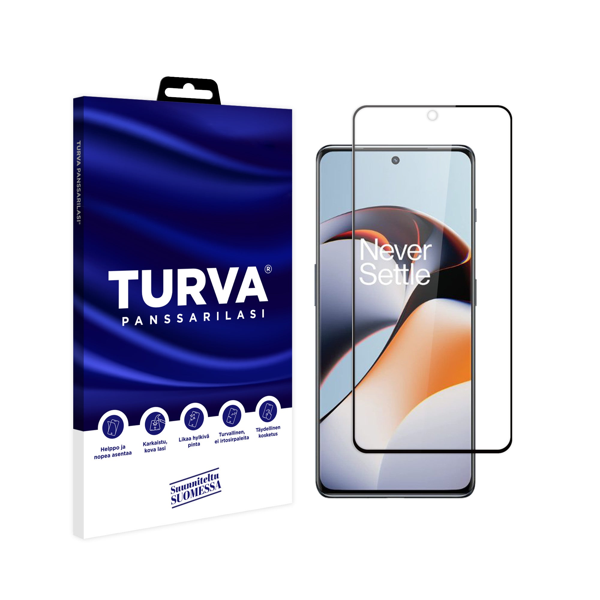 OnePlus 12R Turva panssarilasi® koko näytölle