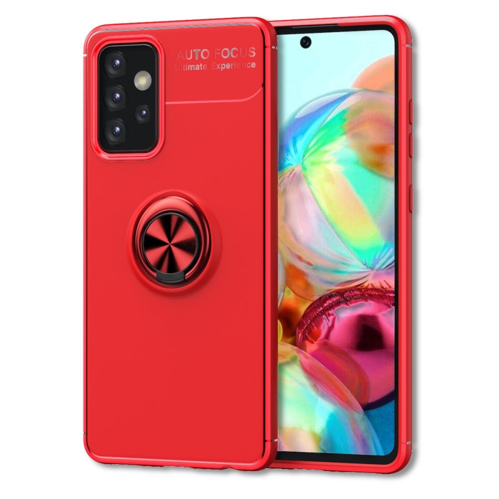 Samsung Galaxy A72 kuoret pidikkeellä, punainen